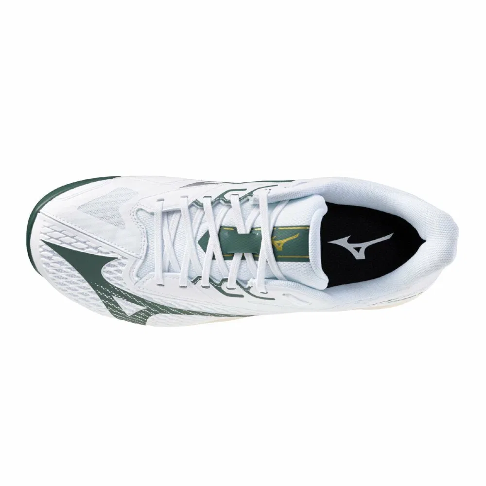Унисекс кроссовки для тенниса «Wave Exceed 6 SW OC» от Mizuno, White X Green — фото 4