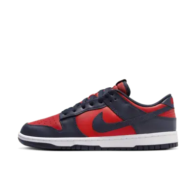 

Кроссовки Nike Dunk Low Retro, цвет University Red/White/Obsidian