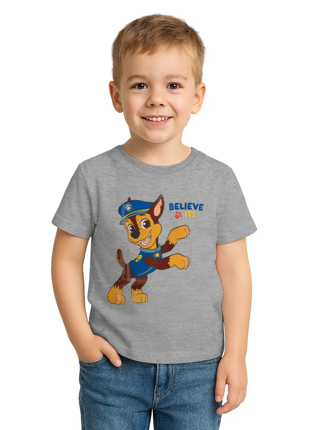 Футболка Paw Patrol, синий/серый — фото 3