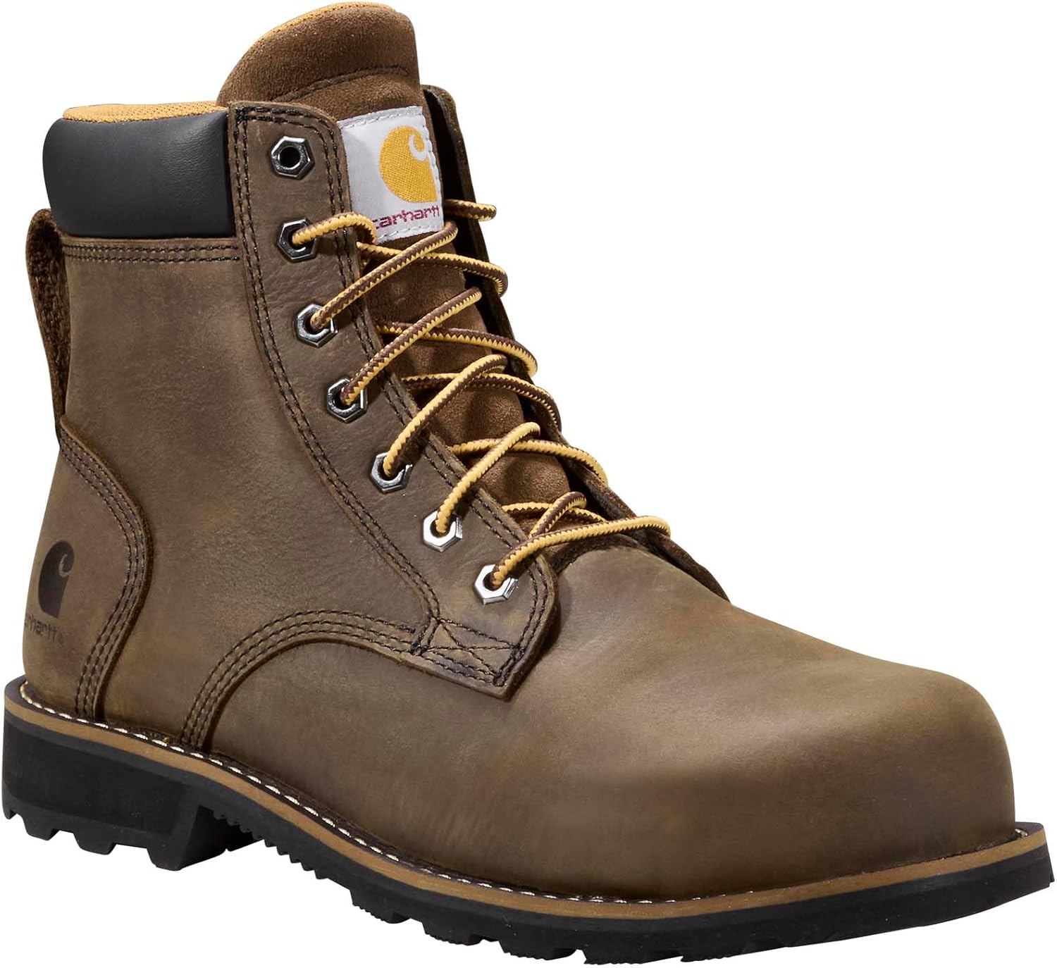 

Carhartt unisex-adult Frontier 6" водонепроницаемые рабочие ботинки с композитным мыском, Mossy Brown