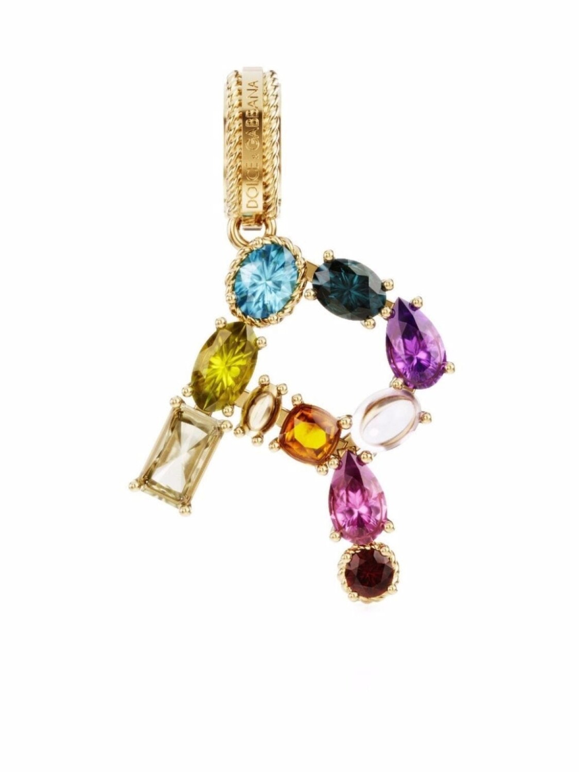 

Подвеска Rainbow Alphabet R из желтого золота Dolce & Gabbana, золотой