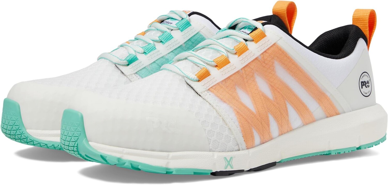 

Кроссовки Radius Composite Safety Toe Timberland PRO, цвет White/Orange, Белый, Кроссовки Radius Composite Safety Toe Timberland PRO, цвет White/Orange