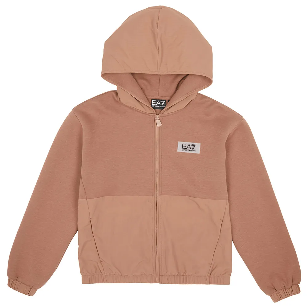 

Толстовка EA7 EMPORIO ARMANI Train Contemporary Sport full zip, коричневый