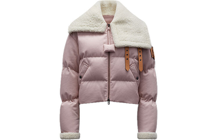 

GENIUS X JW Anderson Пуховик женский розовый Moncler, розовый