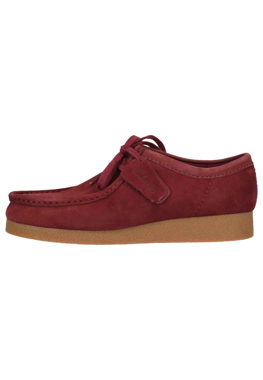 Туфли на шнуровке CLARKS WallabeeEVO, красный — фото 2