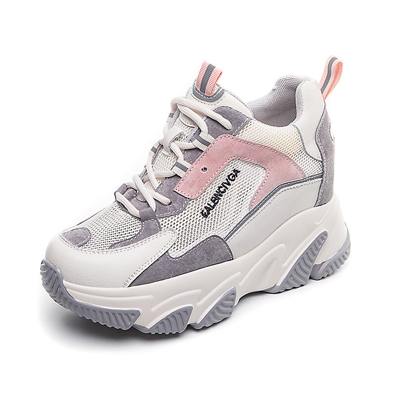 

Кроссовки женские толстые низкие Nrdrofficial, цвет Pink breathable mesh