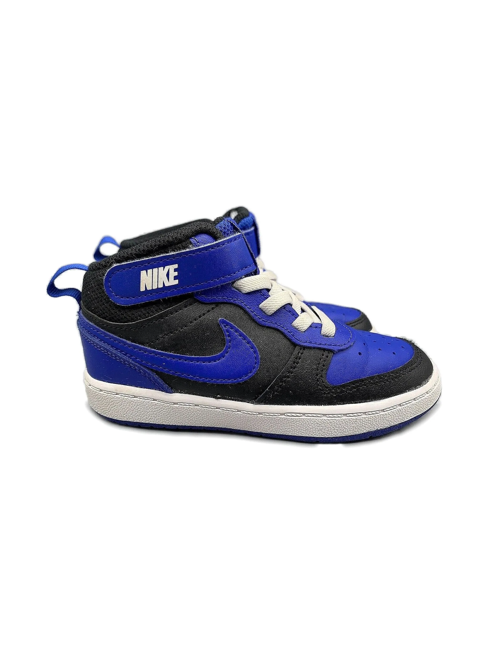 Кроссовки Court Borough Mid 2 Black/Game Royal Nike Kids, черный
