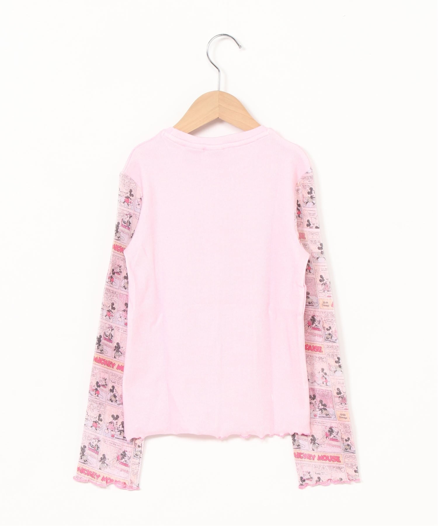 Футболка с длинными рукавами и принтом Микки Мауса (100-150 см) Desigual, Pink/Red/3049 — фото 4