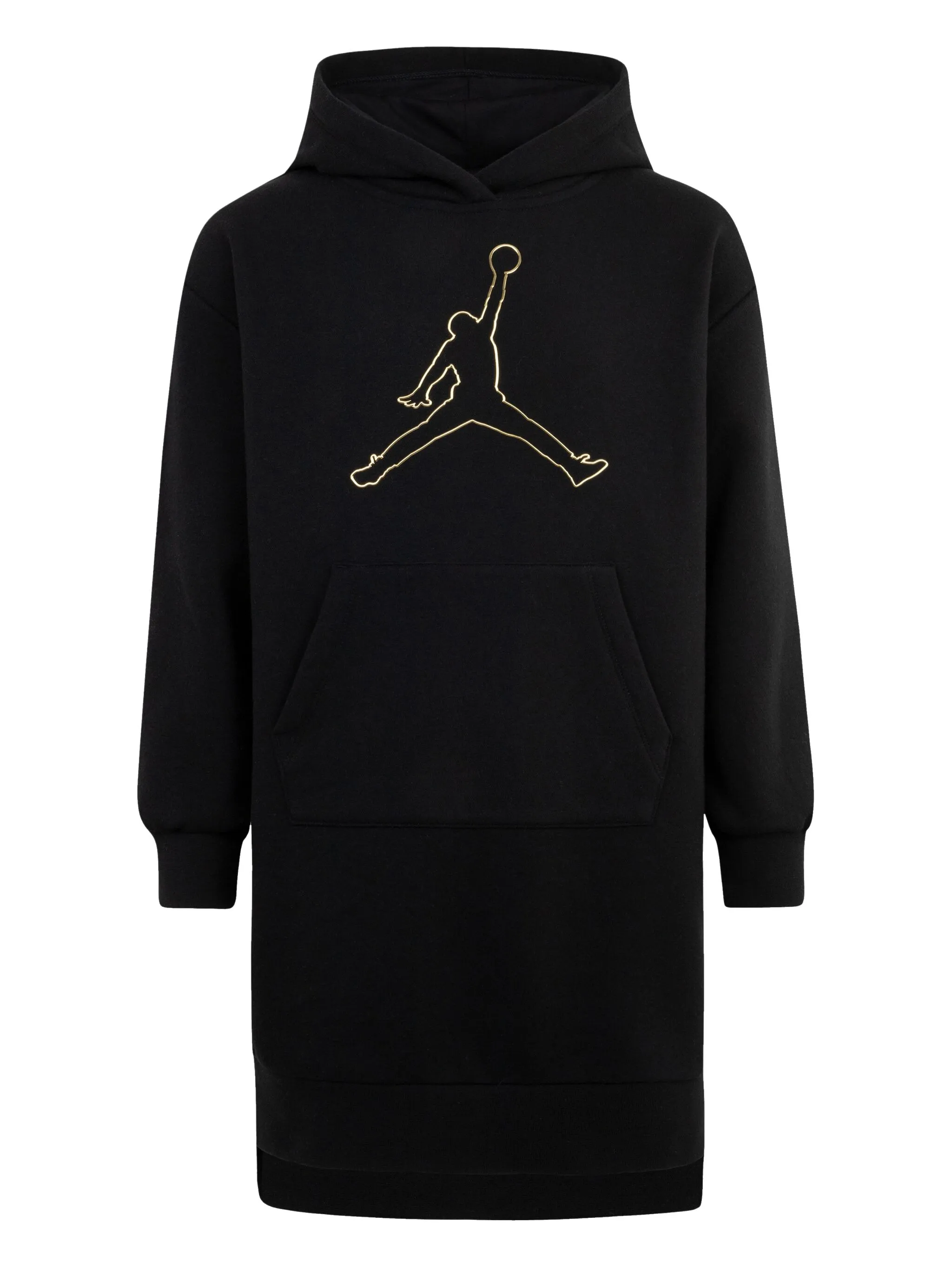 

Платье с вышитым логотипом Jordan Kids, черный