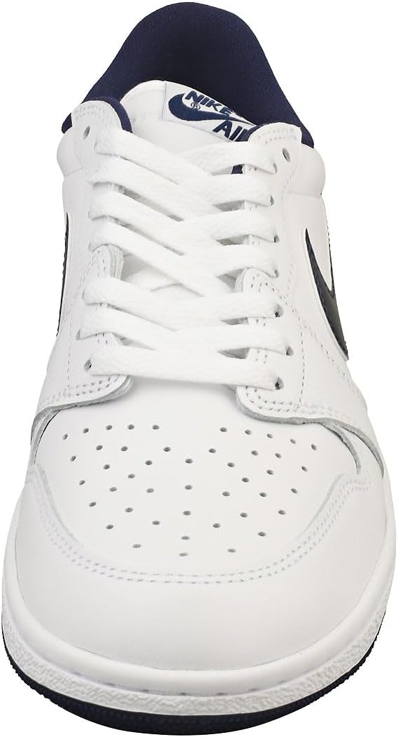 Мужские кроссовки Nike Air Jordan 1 Low '85, Summit White/Navy-White — фото 3
