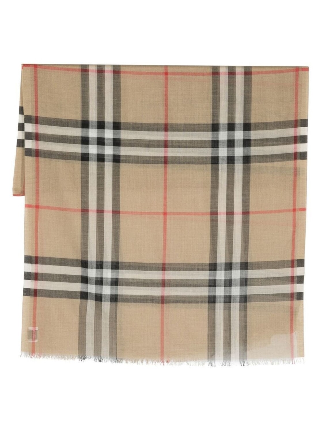 

Burberry шарф в клетку Exaggerated Check, нейтральный цвет