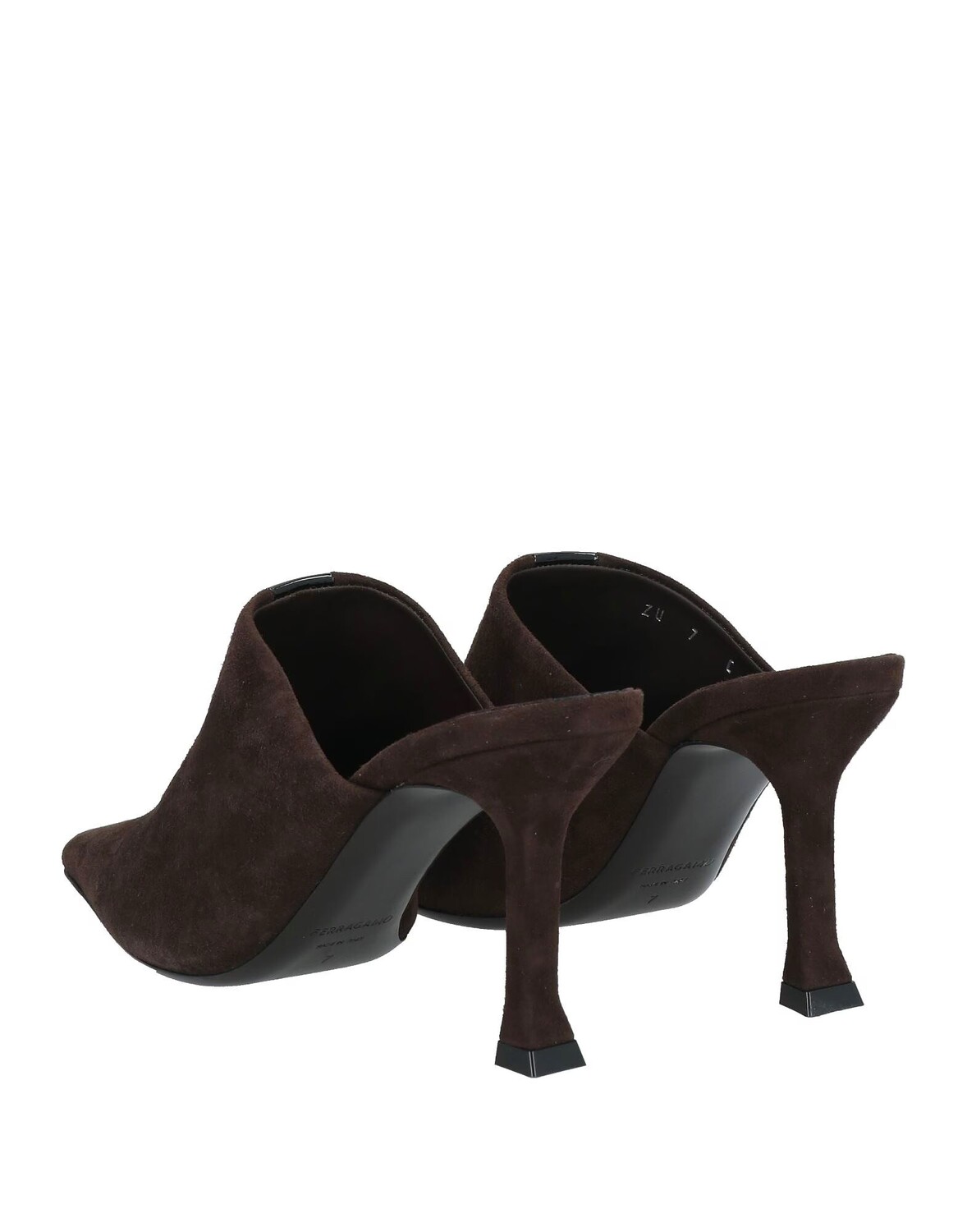 Мюли Ferragamo, темно-коричневый — фото 3