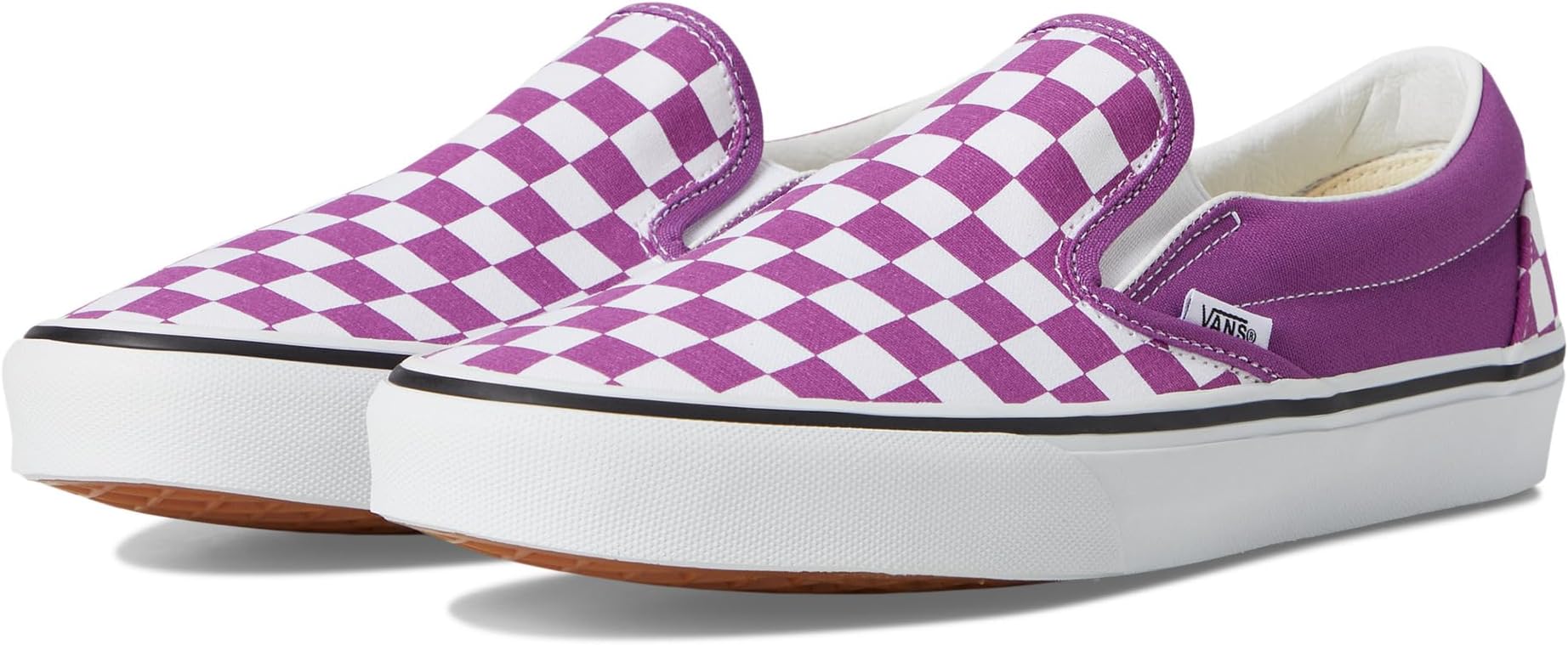 Кроссовки Unisex Vans Classic Slip-On Checkerboard, Color Theory Checkerboard Willowherb