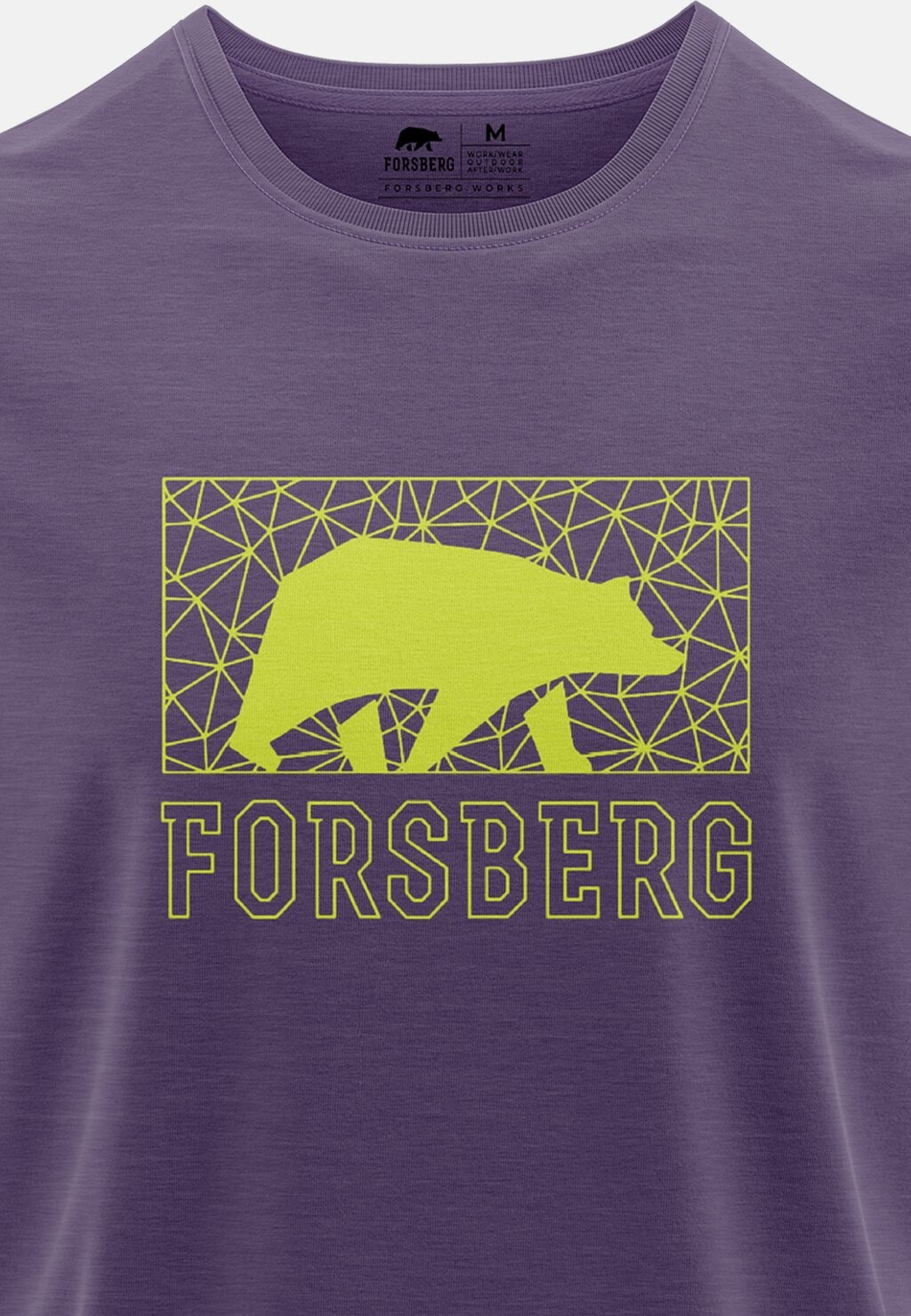

Футболка с принтом FORSBERG, фиолетовый