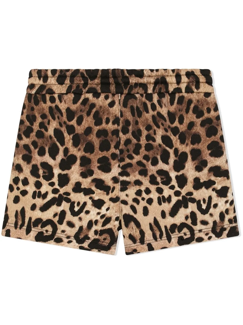 Спортивные шорты с леопардовым принтом Dolce & Gabbana Kids, коричневый — фото 2