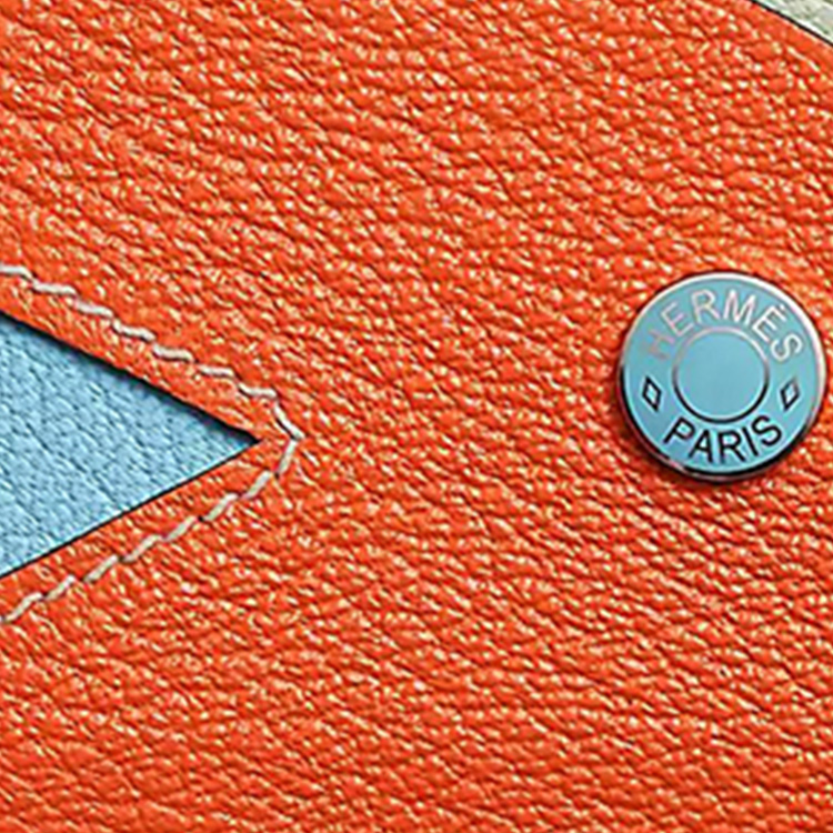 HERMES Кошелек из козьей кожи Mysore для женщин Шепчущий зеленый — фото 3