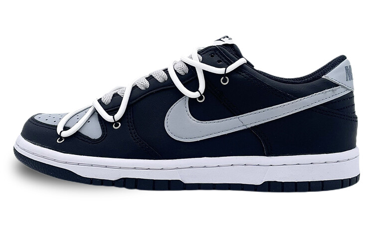 

Кроссовки Nike Dunk Skateboard Shoes Men Low-Top Black Blue