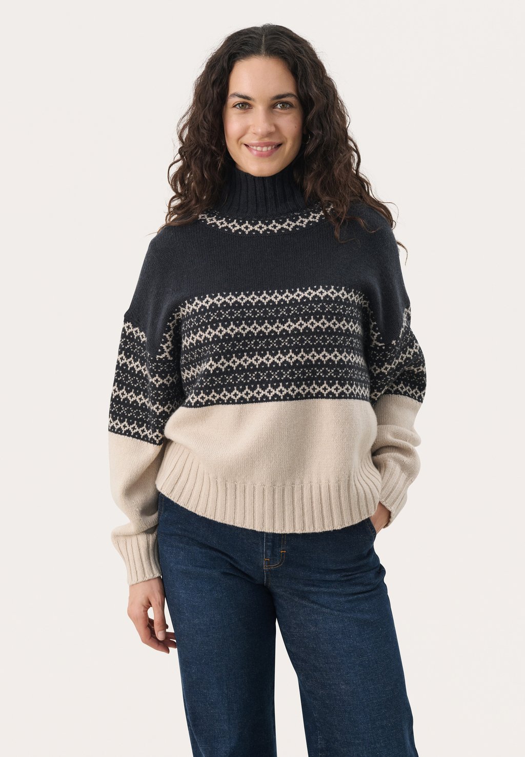 

Свитер PINAR Part Two, темно-синий