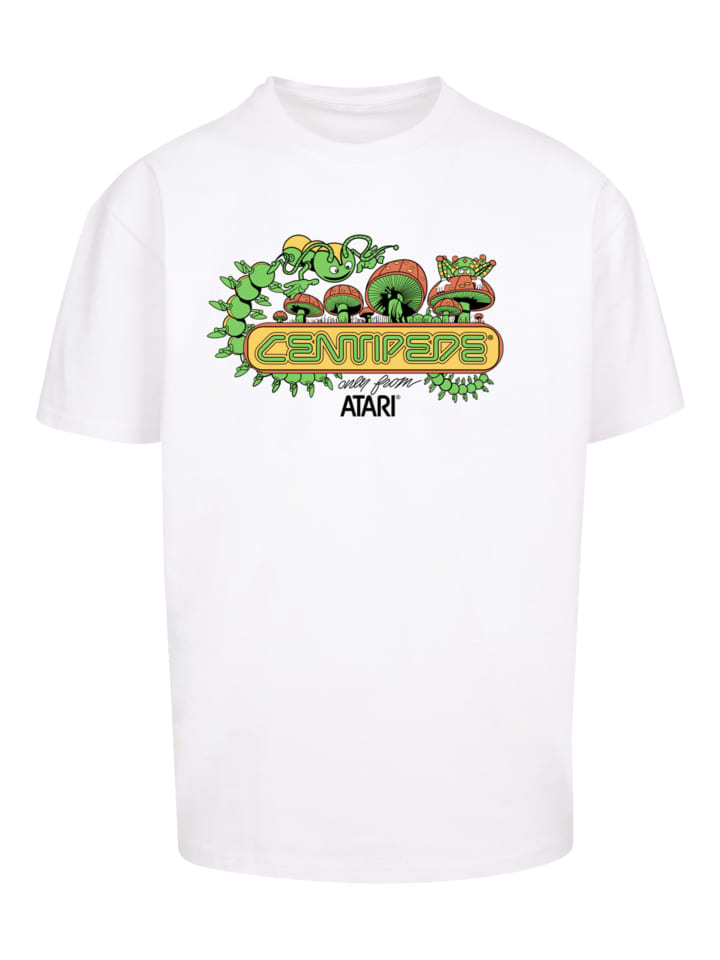 

Футболка F4NT4STIC Oversize T-Shirt Centipede Atari Retro Gaming Art, белый