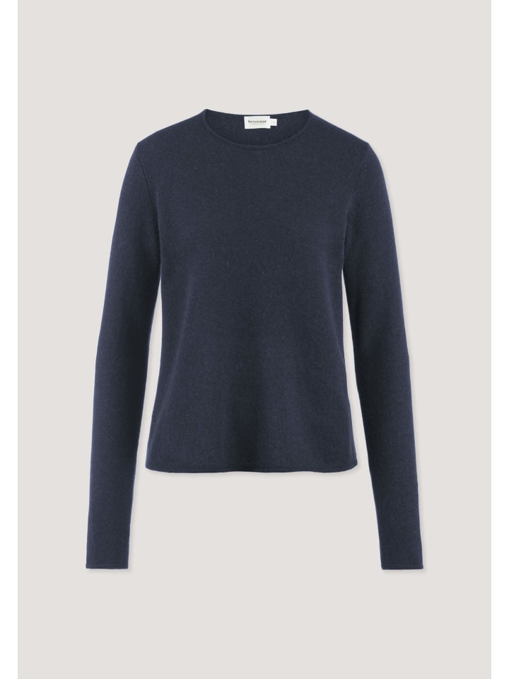 

Свитер обычной вязки темно-синего цвета Hessnatur