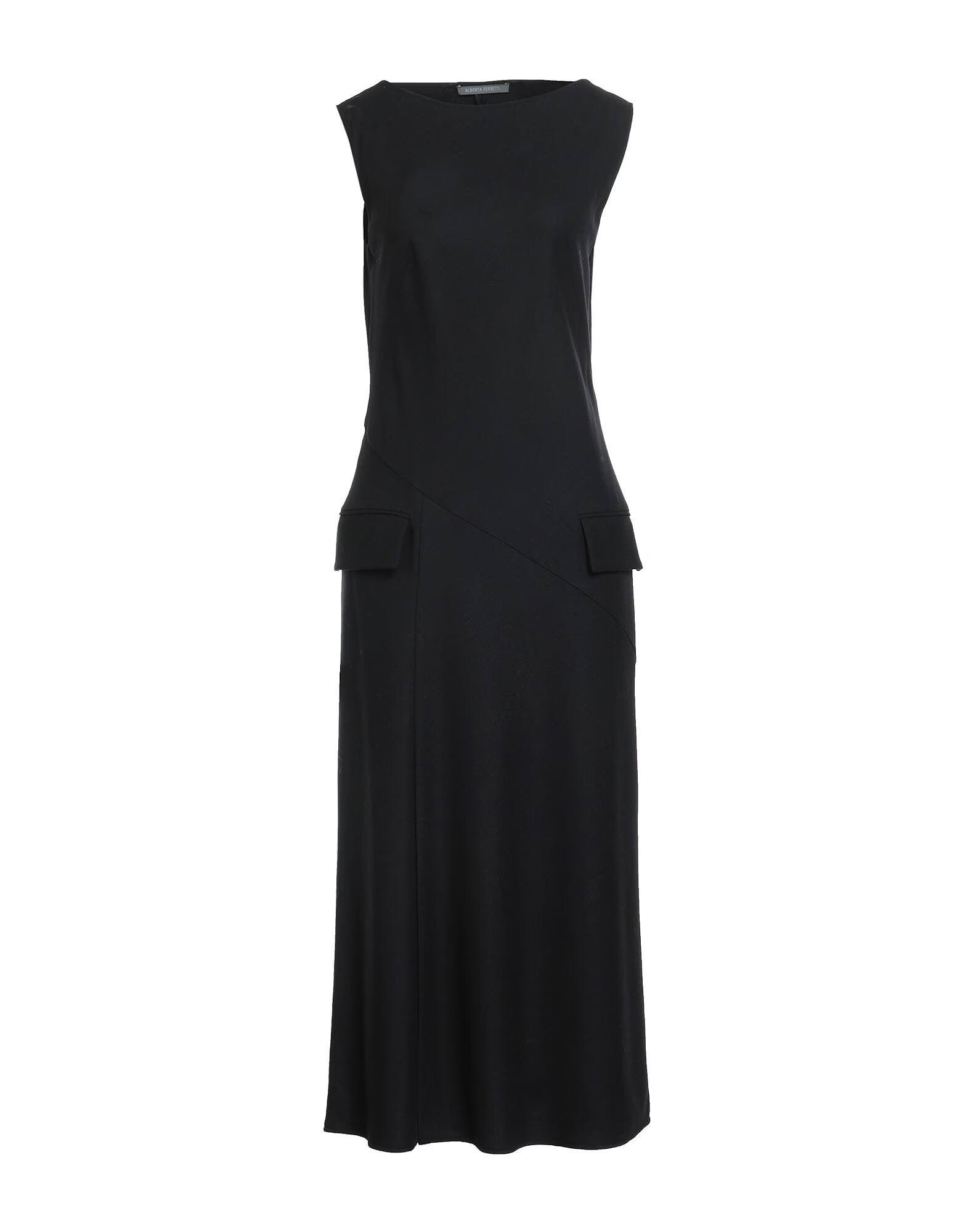 

Платье миди Alberta Ferretti, черный