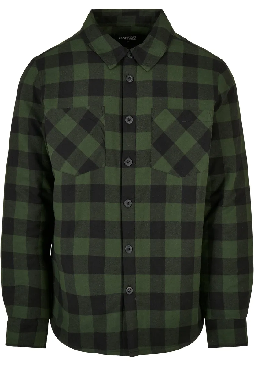 

Рубашка с длинными рукавами URBAN CLASSICS " Urban Classics Men's Padded Check Flannel Shirt" (1 шт.), черный