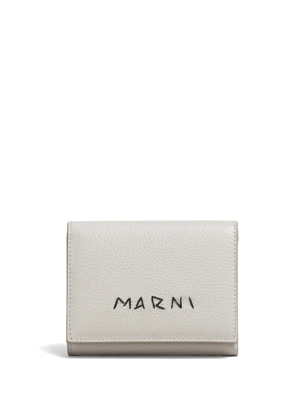 

Кошелек с вышитым логотипом Marni, белый