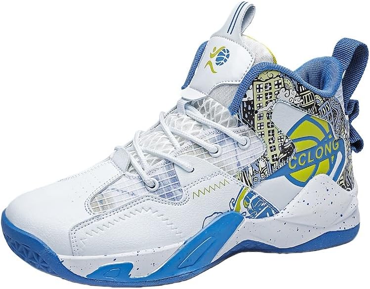 

Большие мужские высокие баскетбольные кроссовки - удобные и дышащие, с амортизацией и возвратом энергии, подходят для тренировок и пробежек как в помещении, так и на улице Fmshi