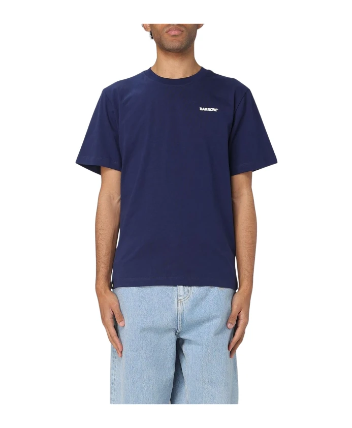 

Футболка с короткими рукавами и круглым вырезом Barrow, синий