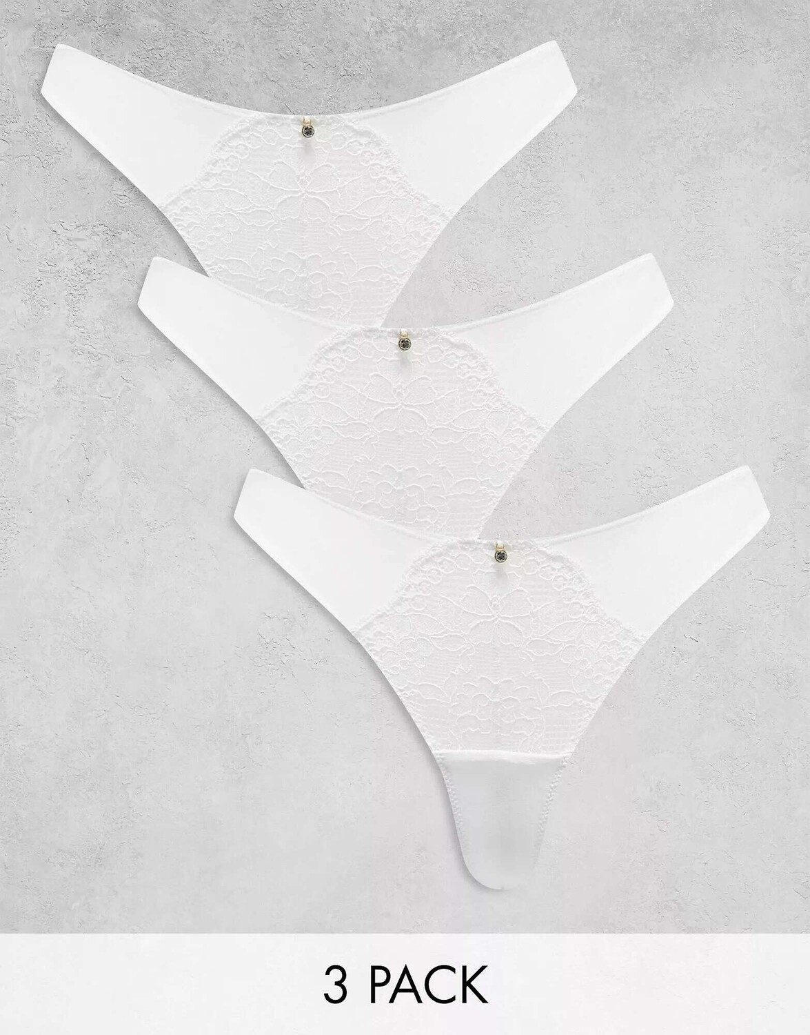 

Белые стринги Ann Summers Sexy Lace Planet, 3 шт.