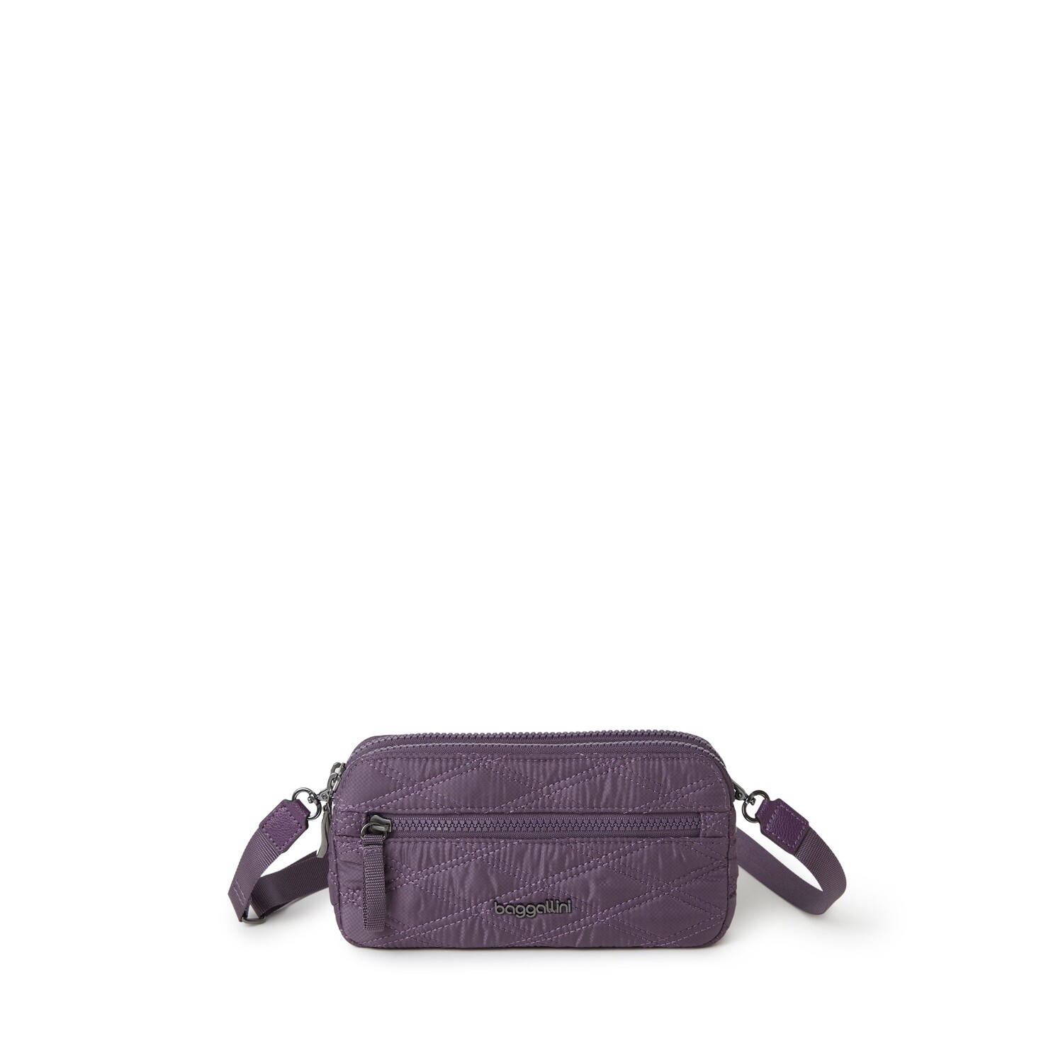 

Baggallini Стеганая мини-сумка через плечо, цвет Vintage Violet