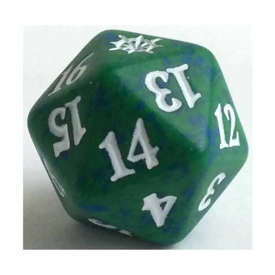 

Исследователи Иксалана — зеленый и синий с белым, MTG - Spindown d20 Life Counters