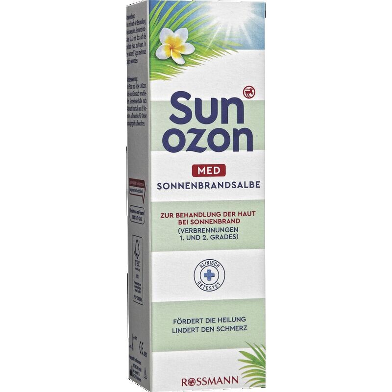

Мазь от солнечных ожогов sunozon, 75 ml