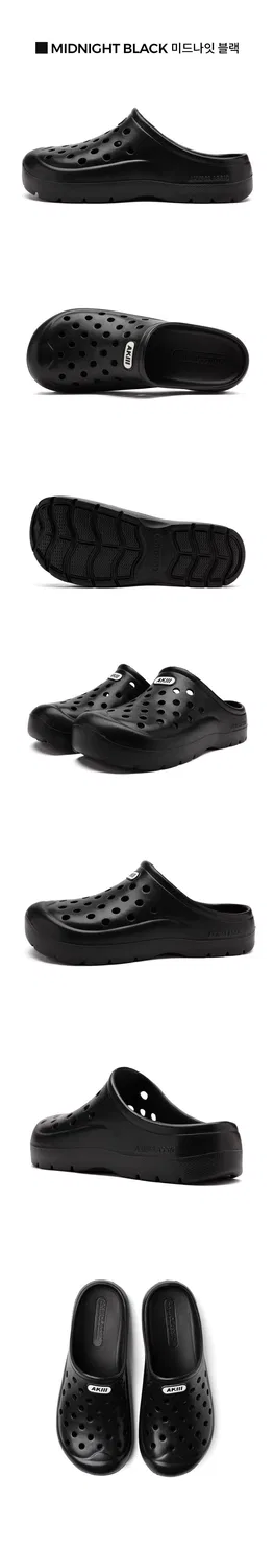Мужские клоги Rain Clog Youth Midnight Black от Akiii Classic — фото 3