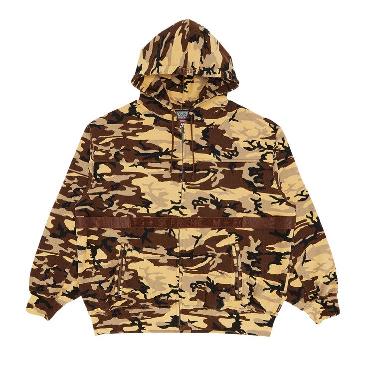 

Толстовка Supreme x Martithé + François Girbaud Zip Up Hooded Sweatshirt, Camo