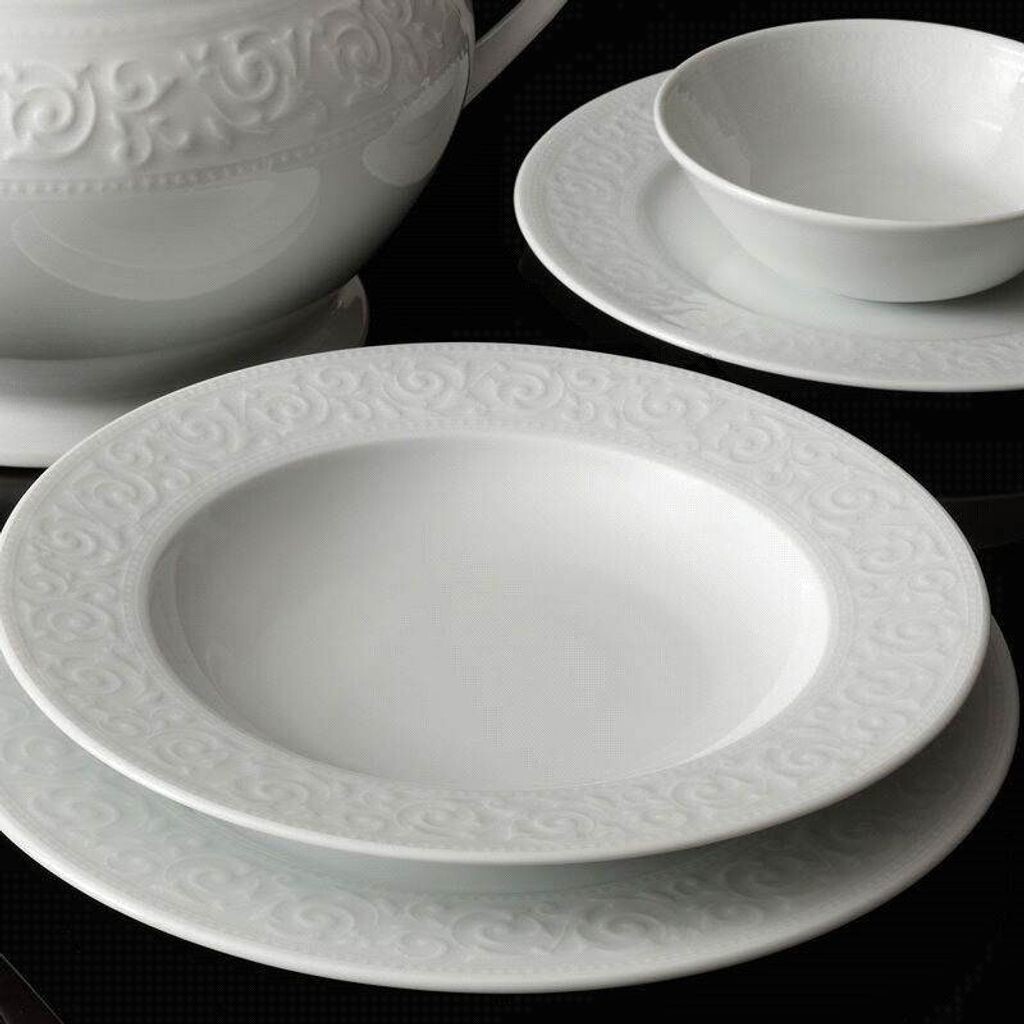 

Heritage, Kütahya Porselen, (53 предмета), столовый сервиз, белый, 100% фарфор