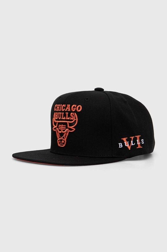 

Хлопковая бейсболка NBA CHICAGO BULLS Mitchell&Ness, черный