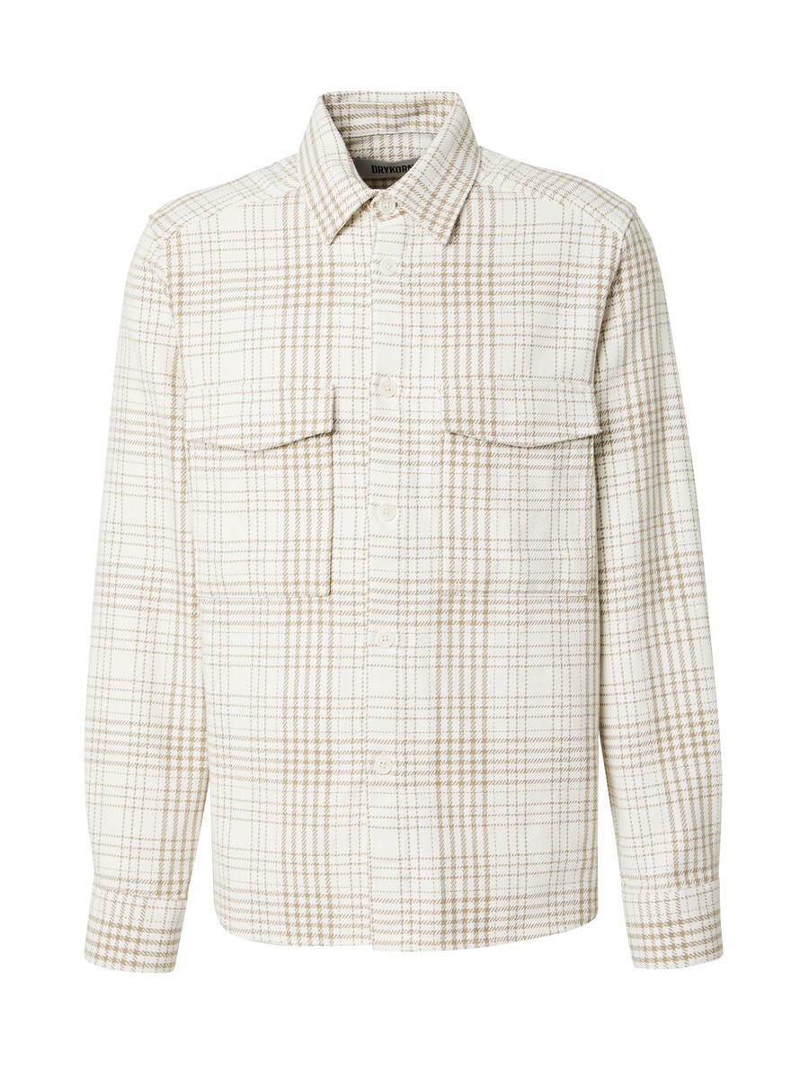 

Рубашка на пуговицах классического кроя DRYKORN GUNRAY, цвет Cream/Light brown