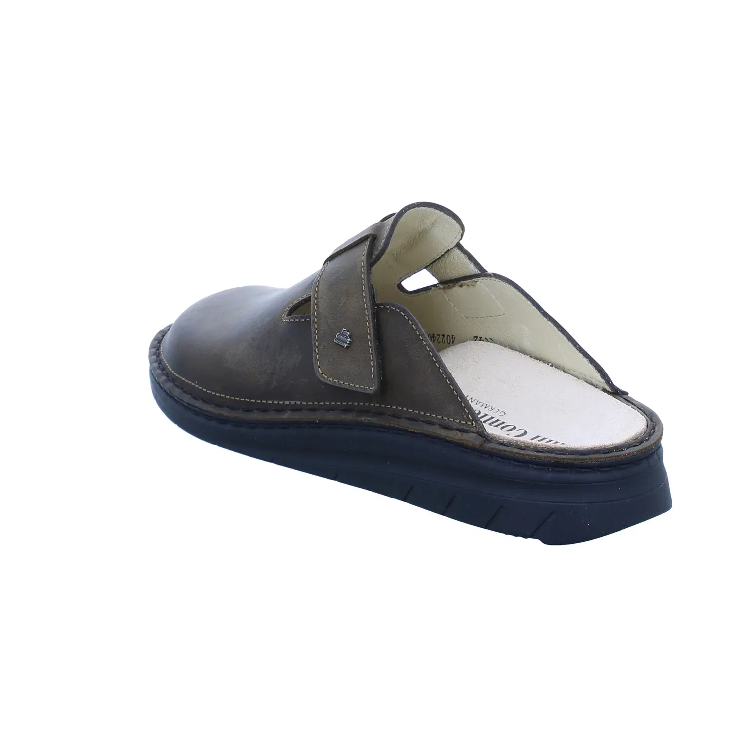 Домашние тапочки из натуральной кожи Finn Comfort коричневые — фото 3