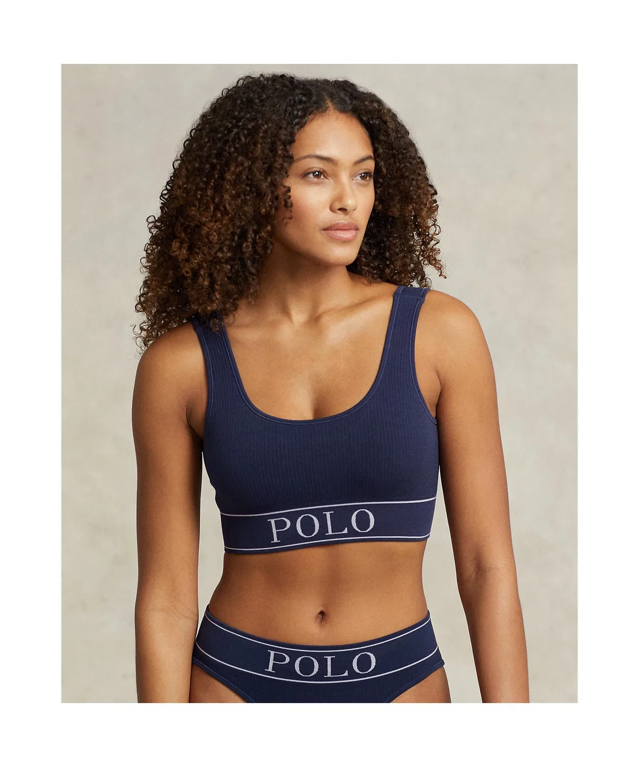 Топ-танк топ кроп скрупный вырез Polo из риба — фото 3