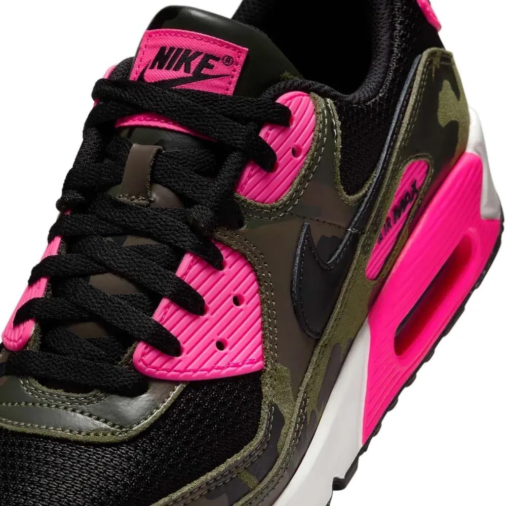 Мужские кроссовки Nike Air Max 90 Premium, Sequoia Black Hyper Pink — фото 4