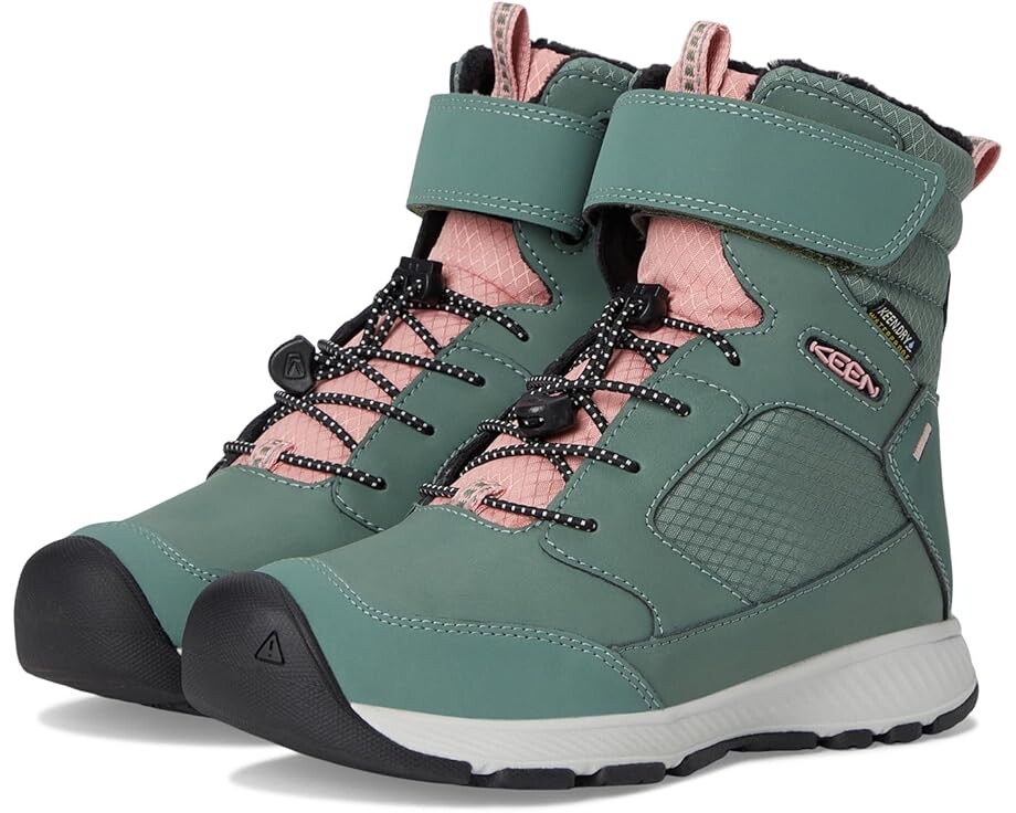 

Ботинки KEEN Kids Skua Winter Comfortable Insulated Waterproof, цвет Dark Forest/Rose Elegance