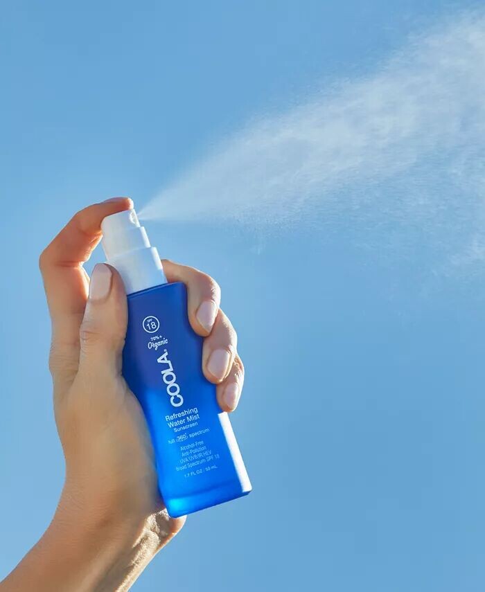 Освежающий водный туман Full Spectrum 360° для солнцезащитного крема для лица SPF 18, 1,7 унции Coola — фото 3