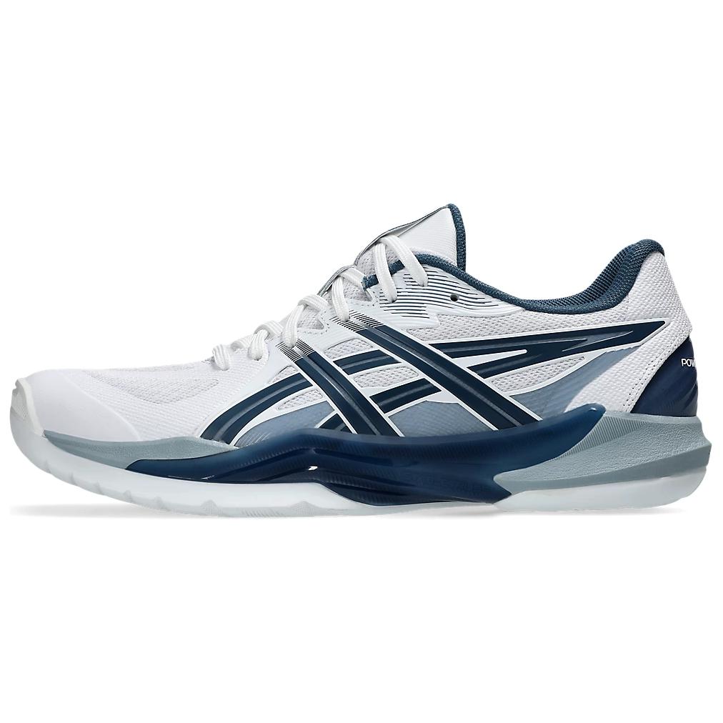 Powerbreak Ff White Vintage Indigo Asics, Бело-синий