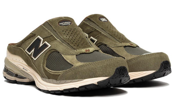 Кроссовки sneakersnstuff x 2002r mule New Balance, зеленый — фото 3