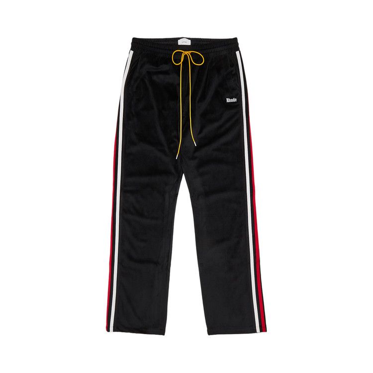 

Брюки Rhude Mancino Velour Track Pant 'Black'