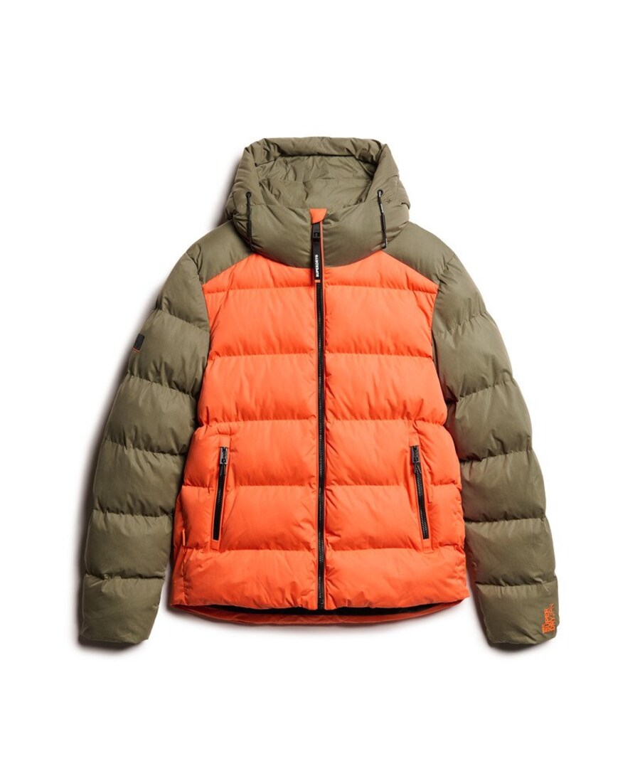 

Зимняя куртка Superdry Winter Jacket, цвет dark green/orange