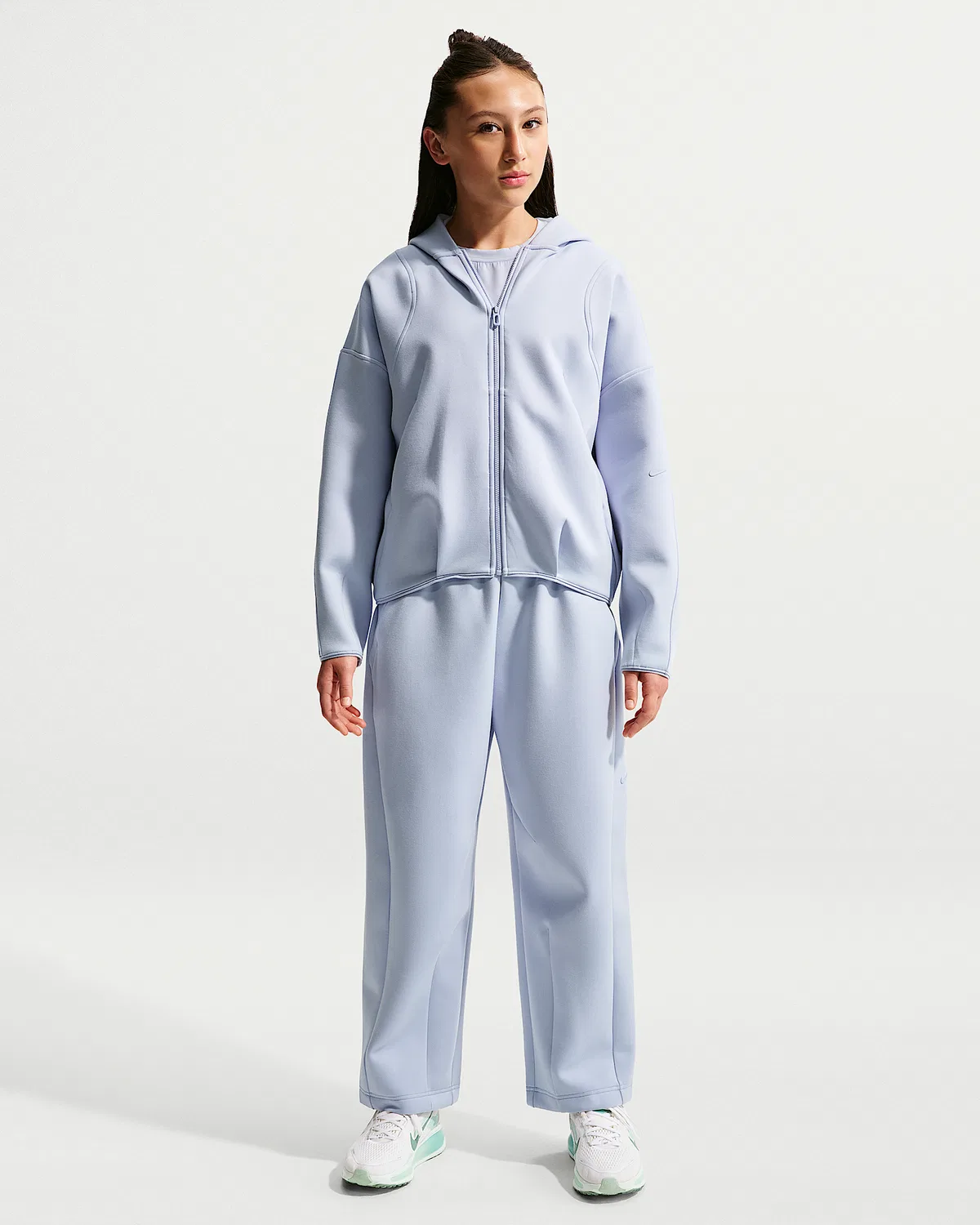 Детская термо-кофта Nike MAVN Therma-FIT на молнии, Ghost/Black/Ghost — фото 4