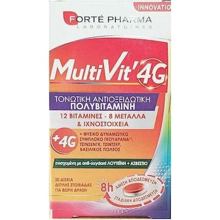 

Forte Pharma Multivit 4g Мультивитаминный комплекс - 30 таблеток Forté Pharma