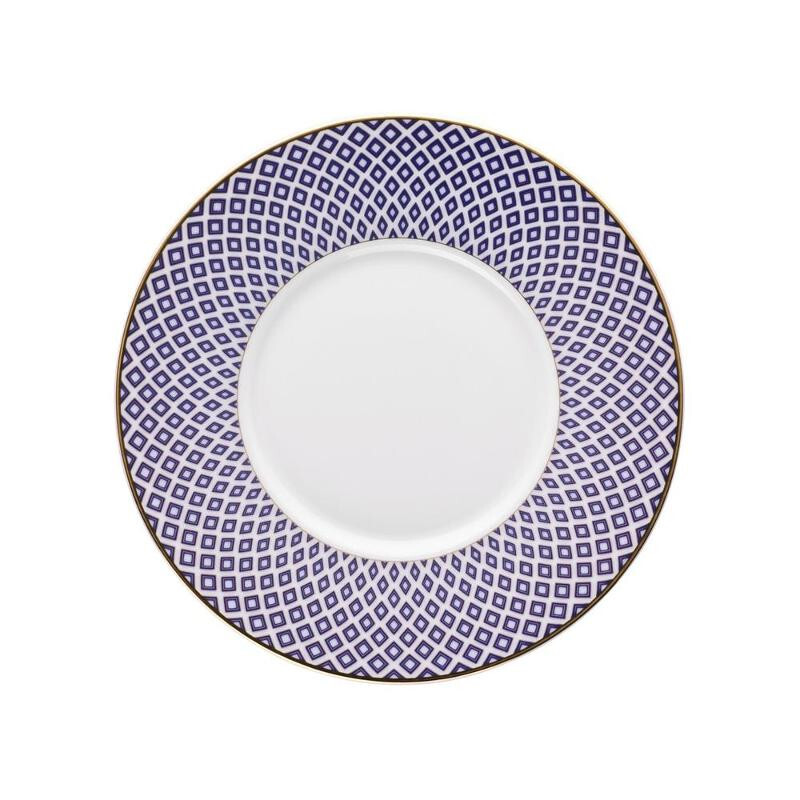 

Frances Carreau Bleu Чайное блюдце 15,5 см Rosenthal, белый синий